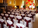 Burgundy Taffeta Sash